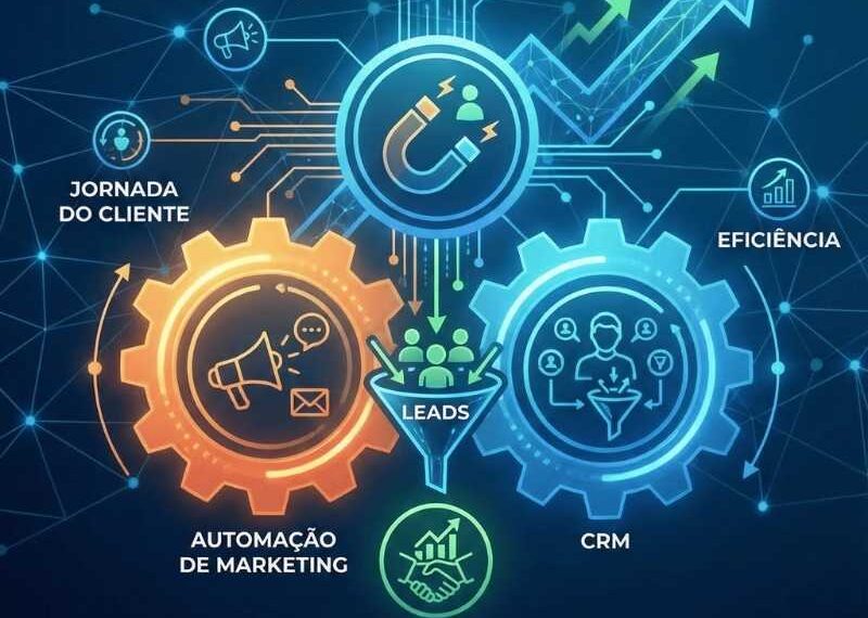 automacao de marketing integrada ao crm para geracao, qualificacao e conversao de leads