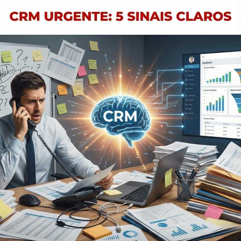 crm urgente mostrando cinco sinais claros de que uma empresa precisa implementar um sistema de crm
